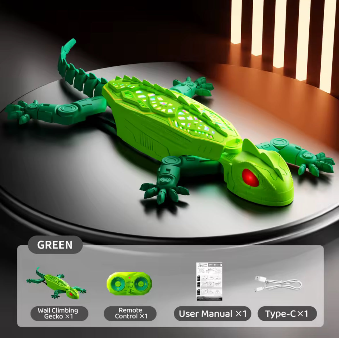 🦎 GeckoRush™ | The Remote-Controlled Gecko That Defies Gravity